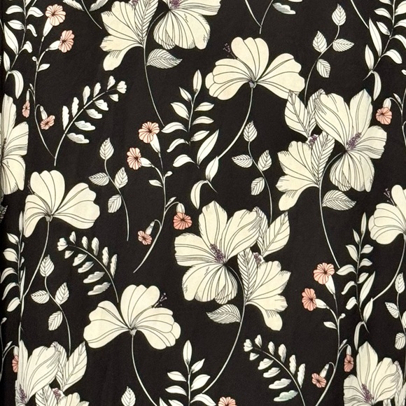 Wrangler Retro Floral Print Longline Lightweight Open Front Kimono XXL - Picture 9 of 10